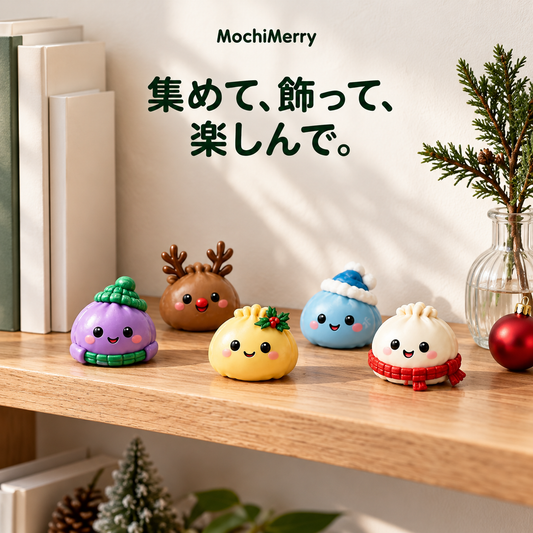 MochiMerry ｜クリスマスまで楽しむ、24個のもちもちスクイーズ