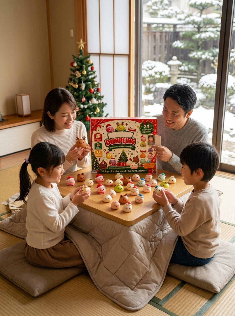MochiMerry ｜クリスマスまで楽しむ、24個のもちもちスクイーズ